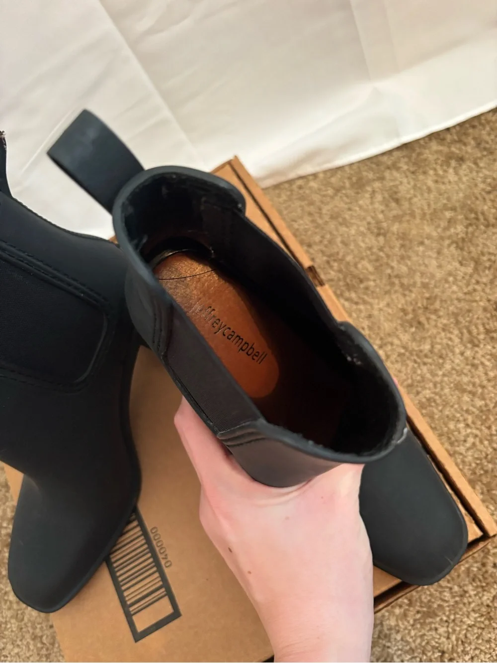 Women’s Black Jeffrey Campbell Boots Size 7